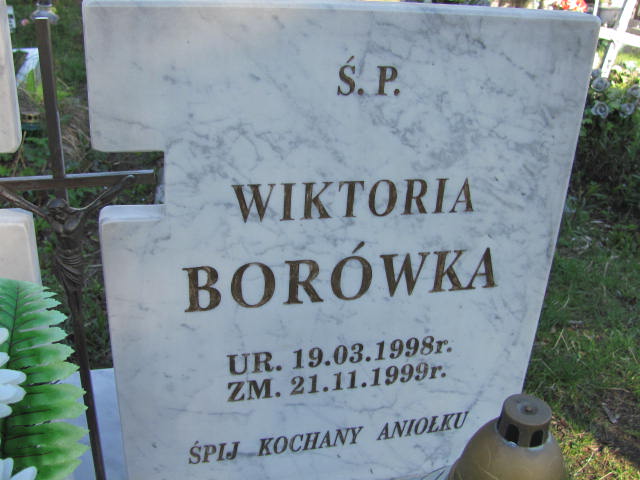 Wiktoria BORÓWKA 1998 Olkusz - Grobonet - Wyszukiwarka osób pochowanych