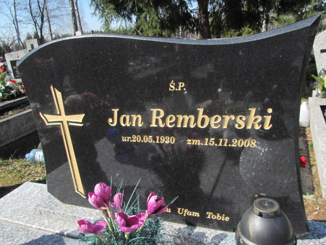 Jan REMBERSKI 1930 Olkusz - Grobonet - Wyszukiwarka osób pochowanych