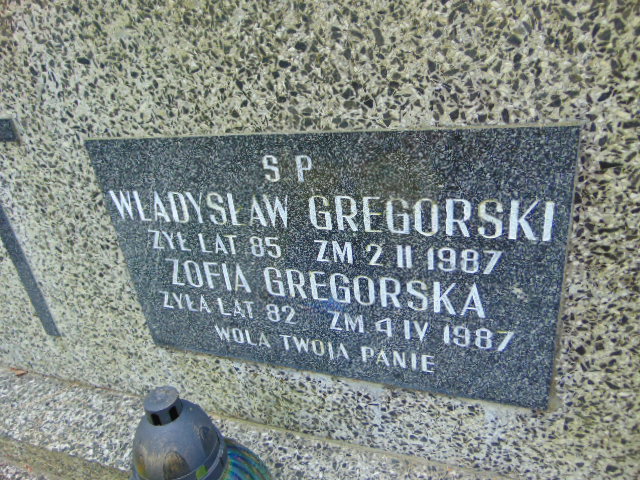  GREGORSKA Olkusz - Grobonet - Wyszukiwarka osób pochowanych