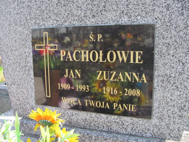 Zuzanna PACHOŁ 1916 Olkusz - Grobonet - Wyszukiwarka osób pochowanych