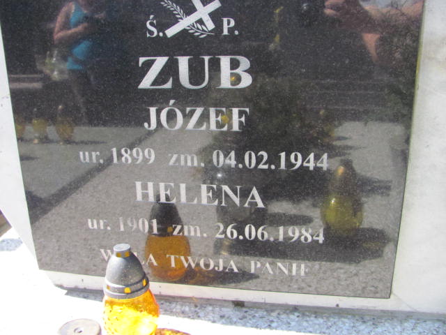 Józef ZUB 1899 Olkusz - Grobonet - Wyszukiwarka osób pochowanych