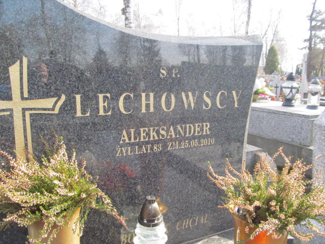 Aleksander LECHOWSKI 1927 Olkusz - Grobonet - Wyszukiwarka osób pochowanych