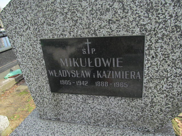 Władysław MIKUŁA 1904 Olkusz - Grobonet - Wyszukiwarka osób pochowanych