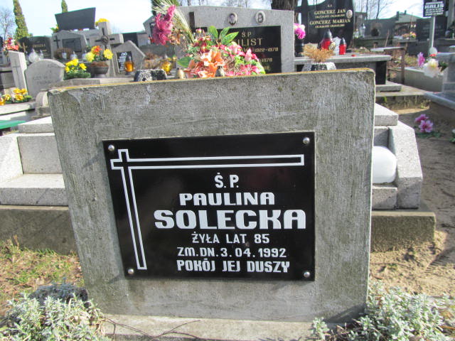 Paulina SOLECKA Olkusz - Grobonet - Wyszukiwarka osób pochowanych