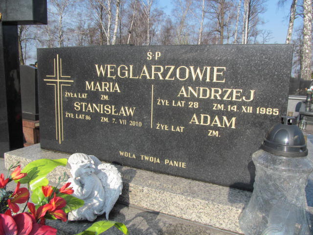 Andrzej WĘGLARZ Olkusz - Grobonet - Wyszukiwarka osób pochowanych