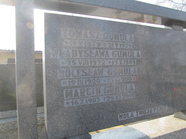 Tomasz GUMULA 1979 Olkusz - Grobonet - Wyszukiwarka osób pochowanych