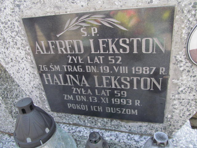 Alfred LEKSTON Olkusz - Grobonet - Wyszukiwarka osób pochowanych