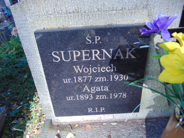 Wojciech SUPERNAK 1876 Olkusz - Grobonet - Wyszukiwarka osób pochowanych