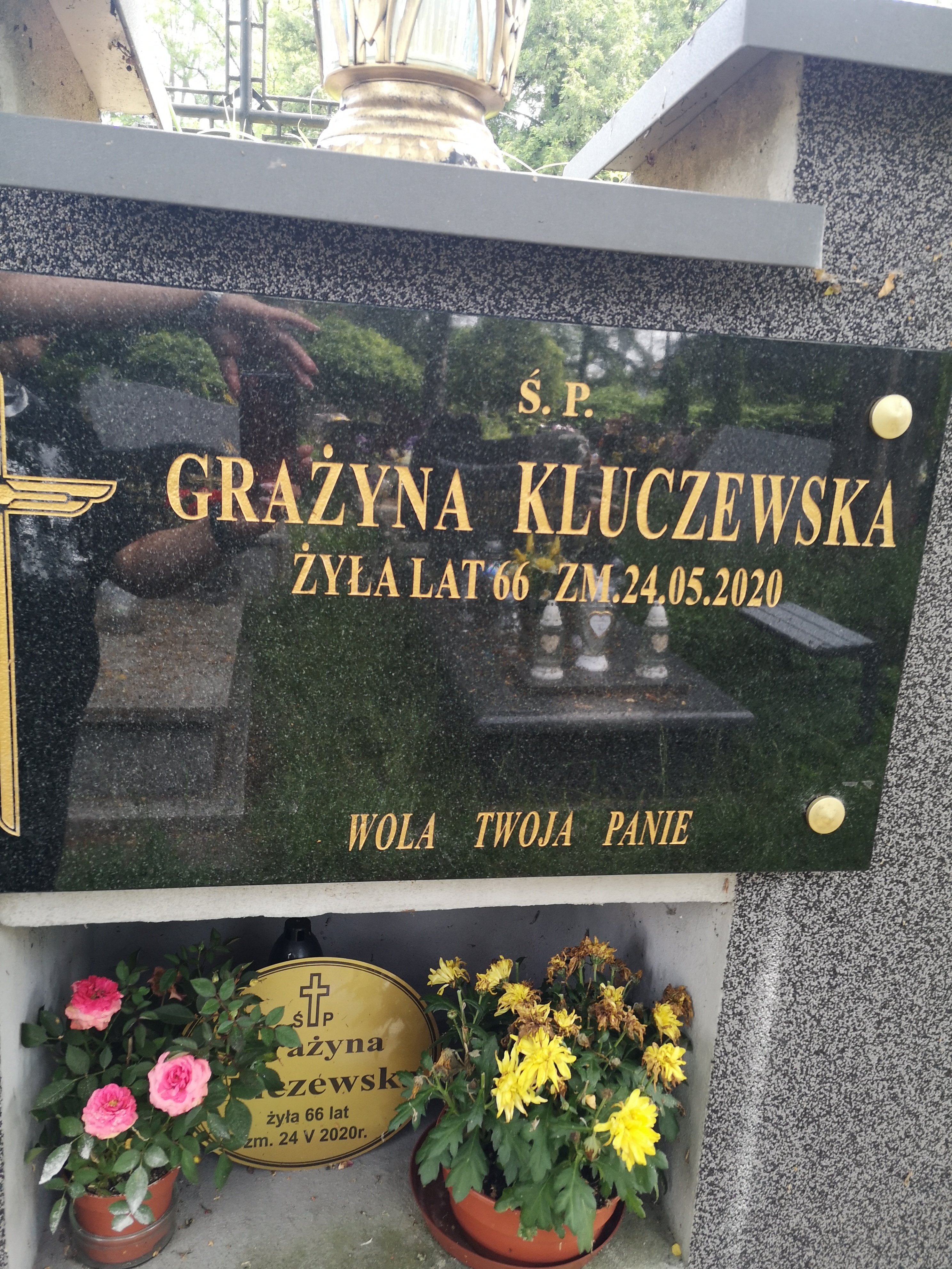 Grażyna KLUCZEWSKA 1954 Olkusz - Grobonet - Wyszukiwarka osób pochowanych