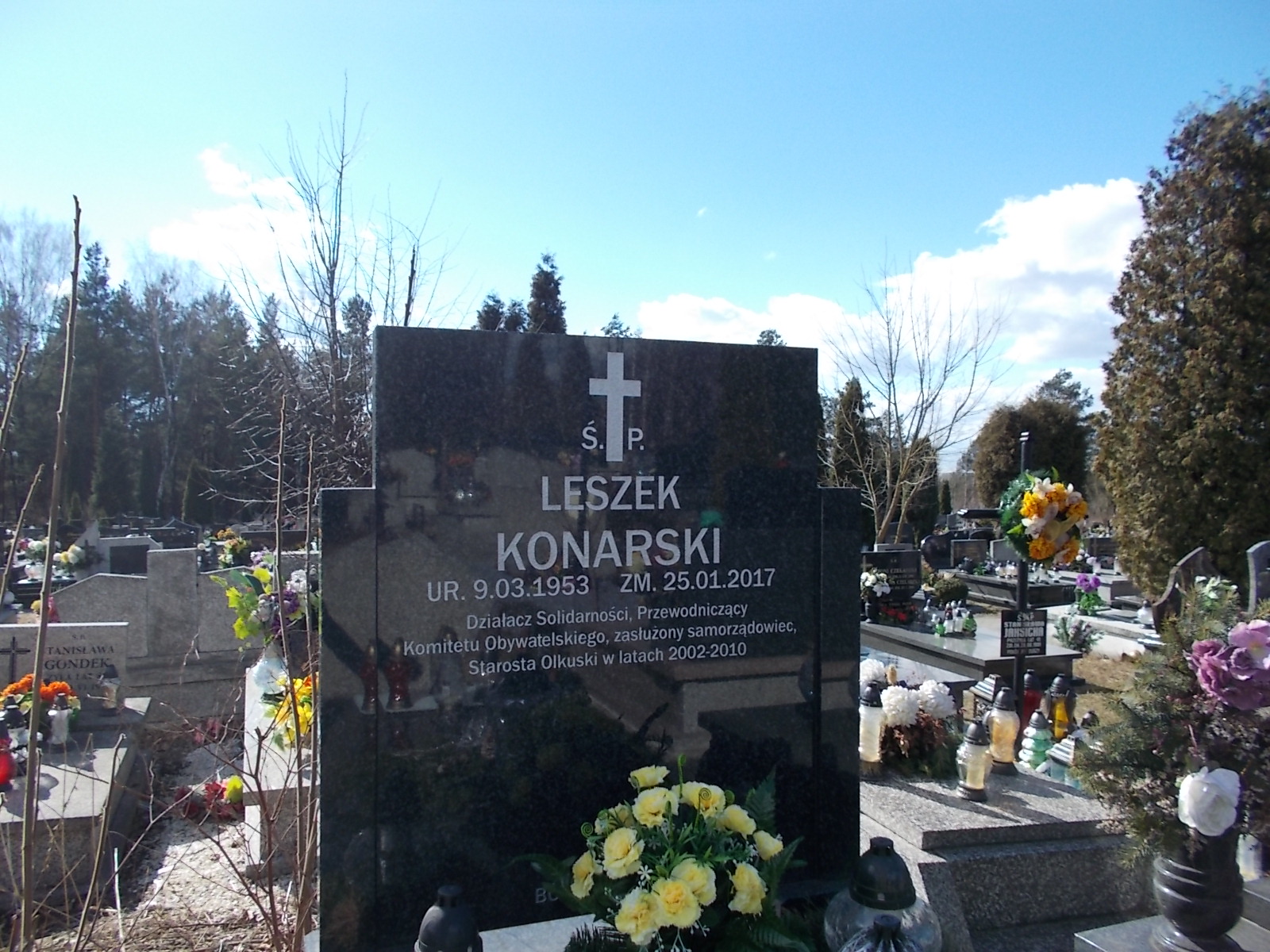 Tadeusz Marek KONARSKI 1948 Olkusz - Grobonet - Wyszukiwarka osób pochowanych