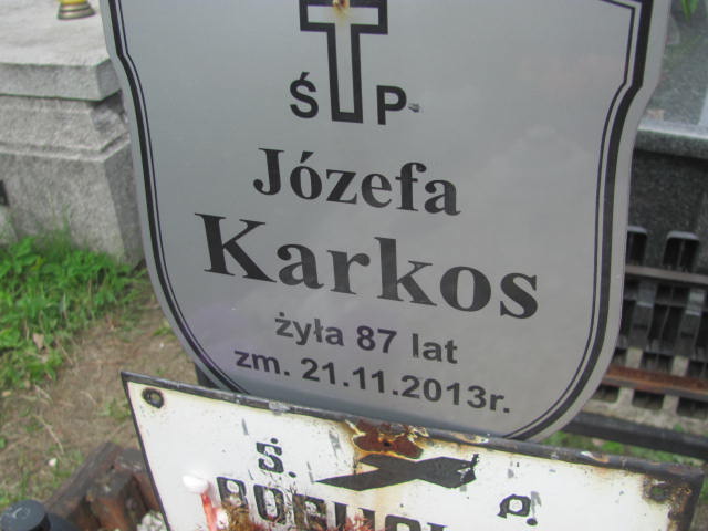 Józefa KARKOS 1926 Olkusz - Grobonet - Wyszukiwarka osób pochowanych