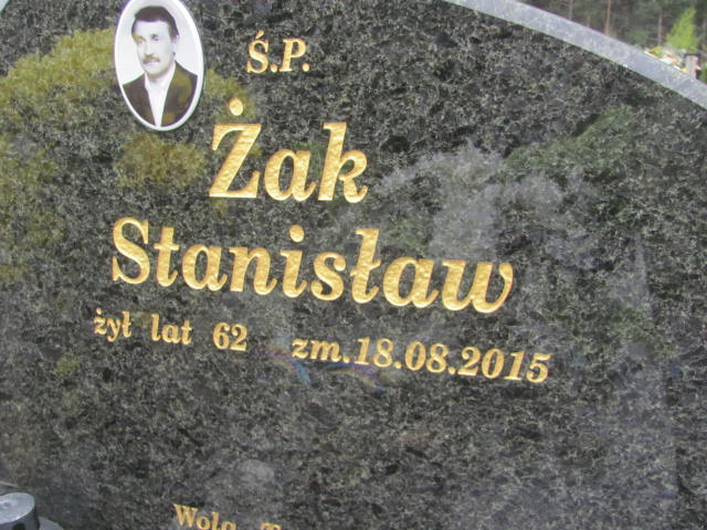 Stanisław ŻAK 1953 Olkusz - Grobonet - Wyszukiwarka osób pochowanych