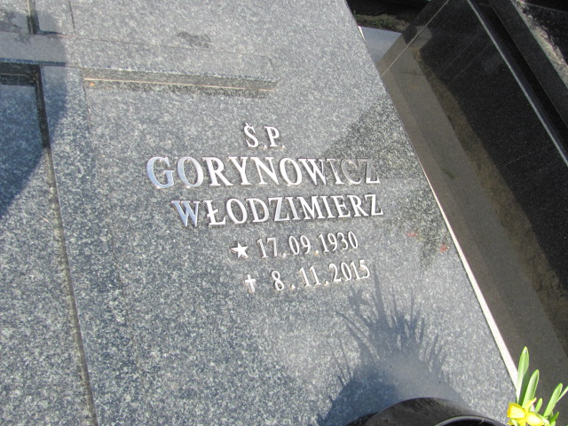 Włodzimierz GORYNOWICZ 1930 Olkusz - Grobonet - Wyszukiwarka osób pochowanych