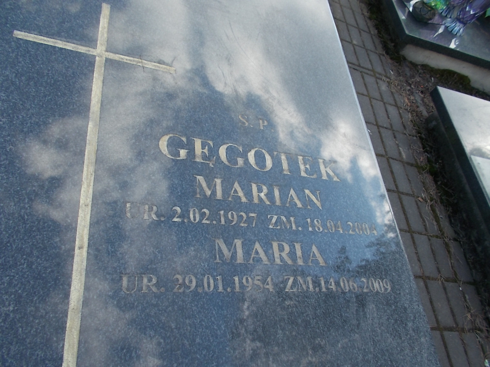 Maria GĘGOTEK 1954 Olkusz - Grobonet - Wyszukiwarka osób pochowanych