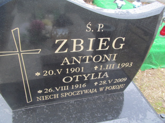 Antoni ZBIEG 1901 Olkusz - Grobonet - Wyszukiwarka osób pochowanych
