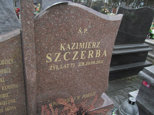Kazimierz SZCZERBA 1940 Olkusz - Grobonet - Wyszukiwarka osób pochowanych