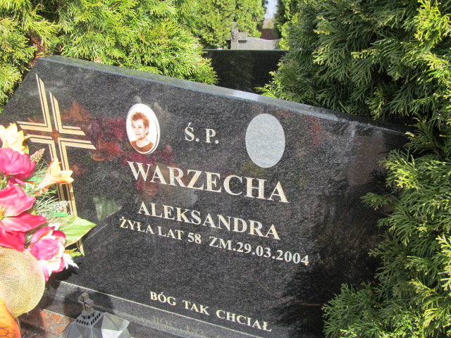 Aleksandra WARZECHA 1946 Olkusz - Grobonet - Wyszukiwarka osób pochowanych