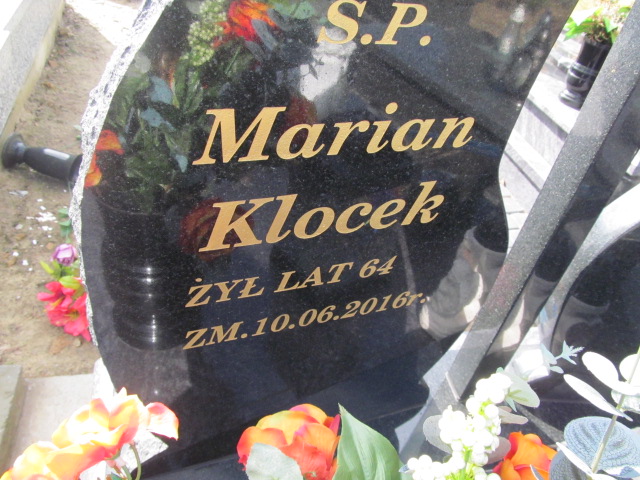 PATRYK  KONRAD KLOCEK 1990 Olkusz - Grobonet - Wyszukiwarka osób pochowanych